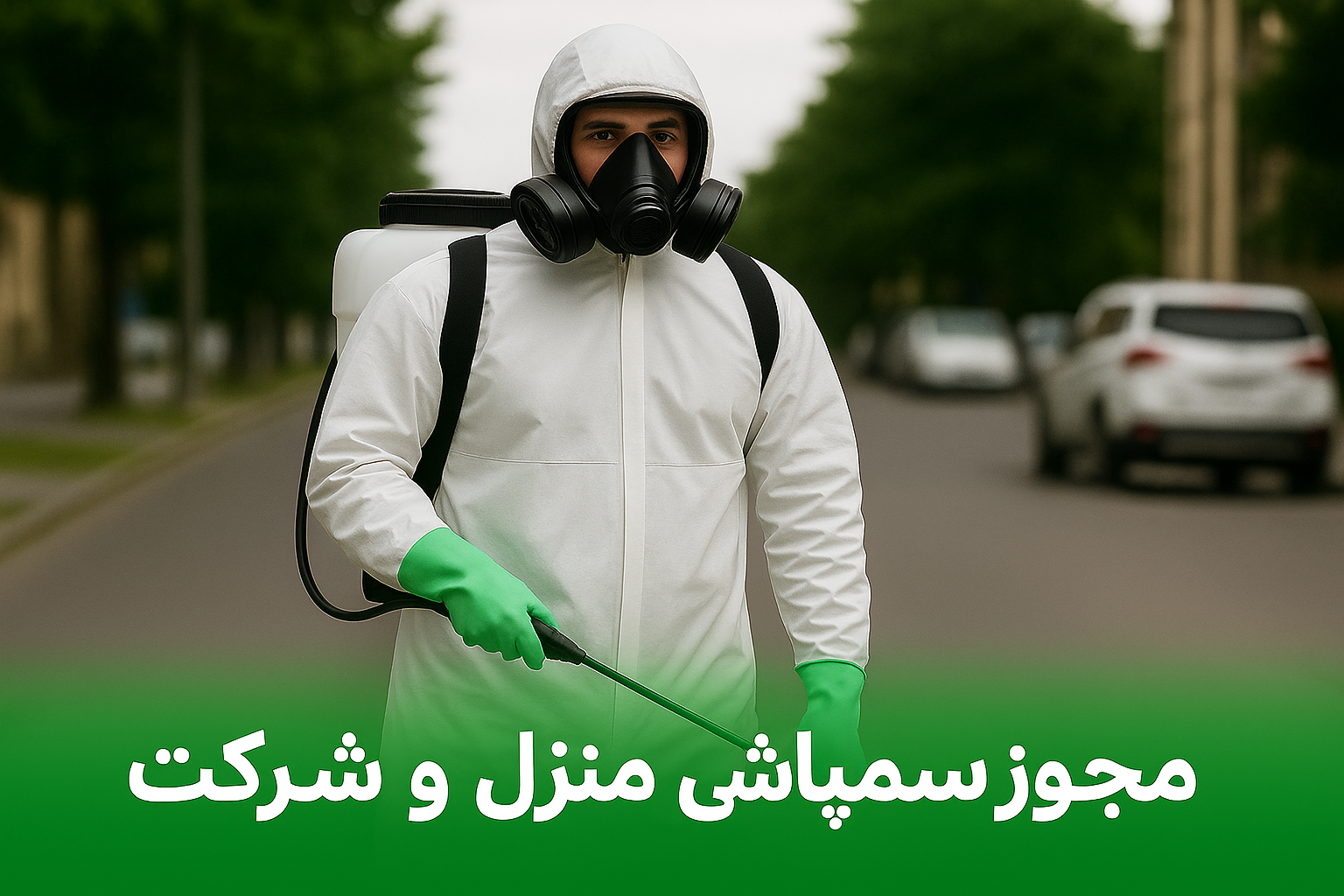 مجوز سمپاشی منزل و شرکت