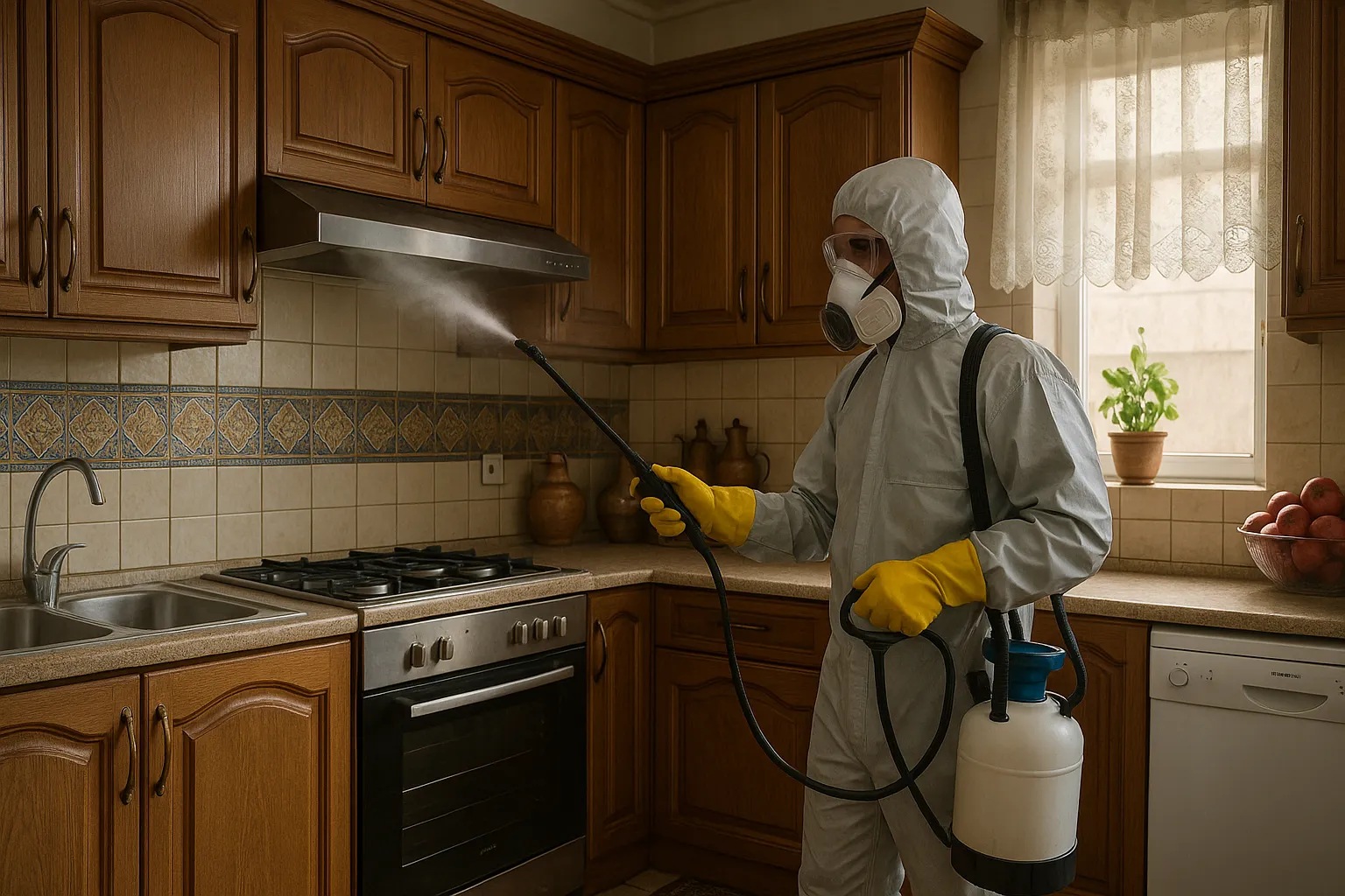 سمپاشی آشپزخانه