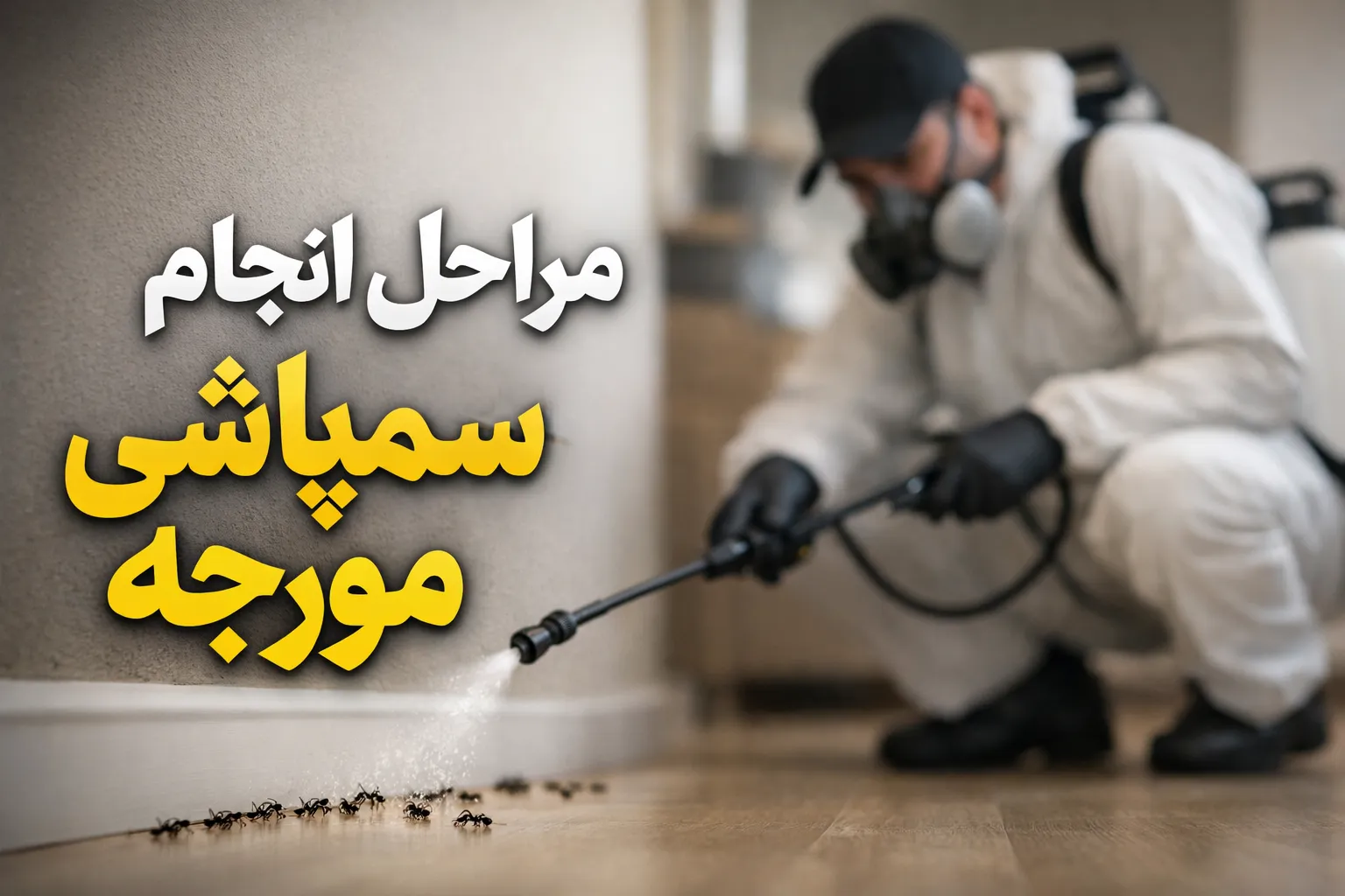 مراحل سمپاشی مورچه