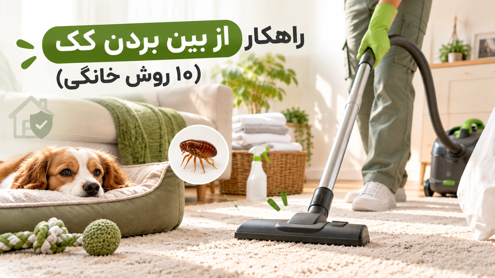 راهکار از بین بردن کک