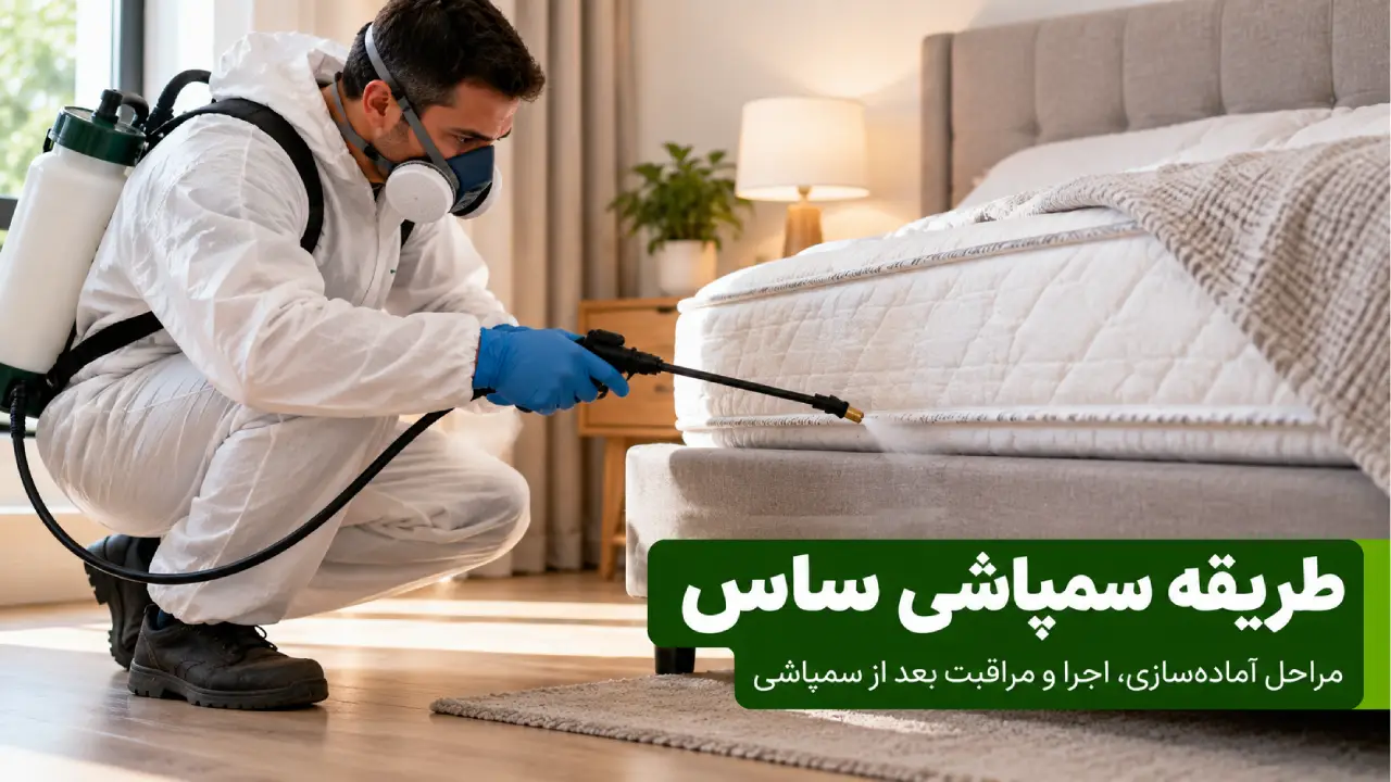 طریقه سمپاشی ساس