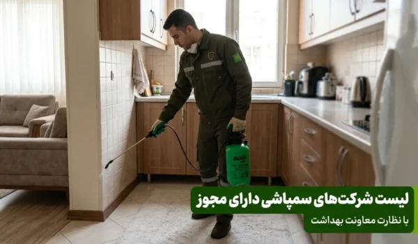 لیست شرکت‌های سمپاشی دارای مجوز