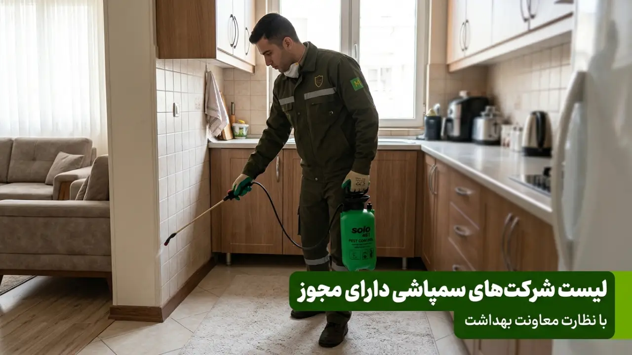 لیست شرکت‌های سمپاشی دارای مجوز