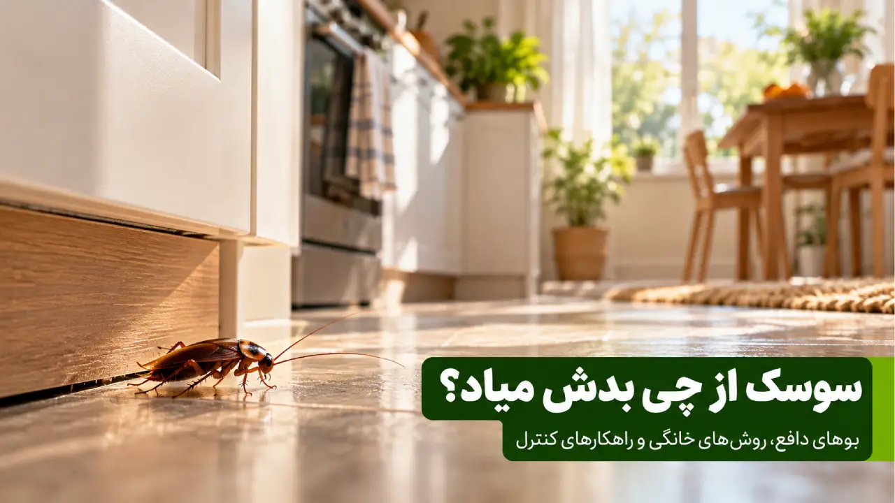 سوسک از چی بدش میاد